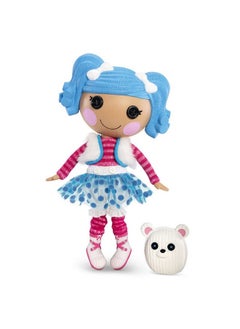 Lalaloopsy Lalaloopsy Mittens Fluff 'N' Stuff 13" Doll & Pet Polar Bear - Blue Hair, Winter Outfit, House Playset - Ages 3-103  - Image 2
