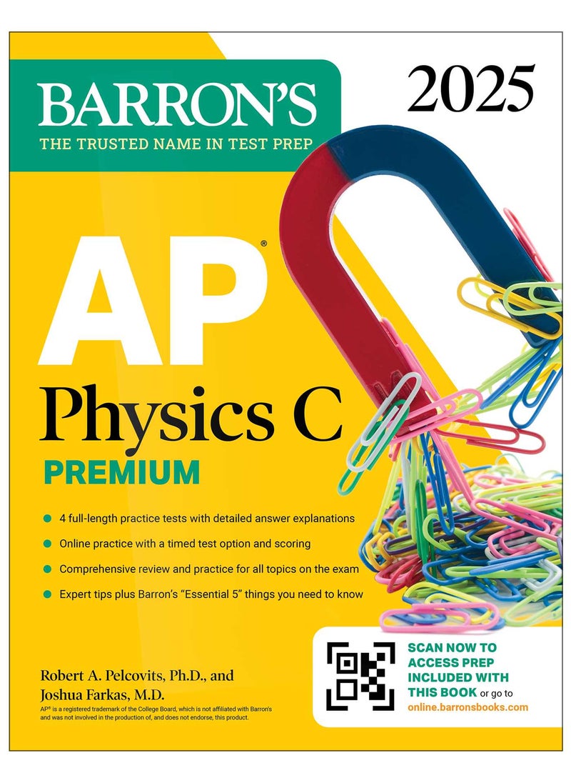 null - AP Physics C Premium, Eighth Edition: 4 Practice Tests + Comprehensive Review + Online Practice (2025) - Image 1