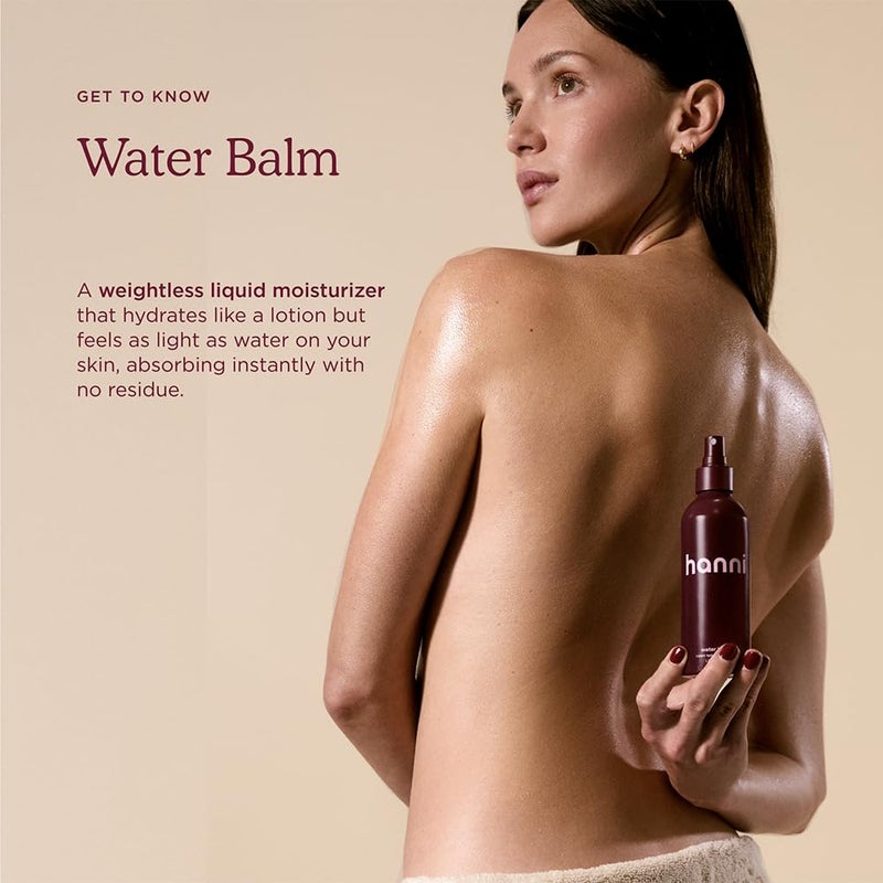 HANNI Water Balm Hydrating Body Mist, Moisturizer Spray with Hyaluronic Acid for All Skin Types, Lotion Replacement, 200 mL / 6.76 fl oz - Image 3