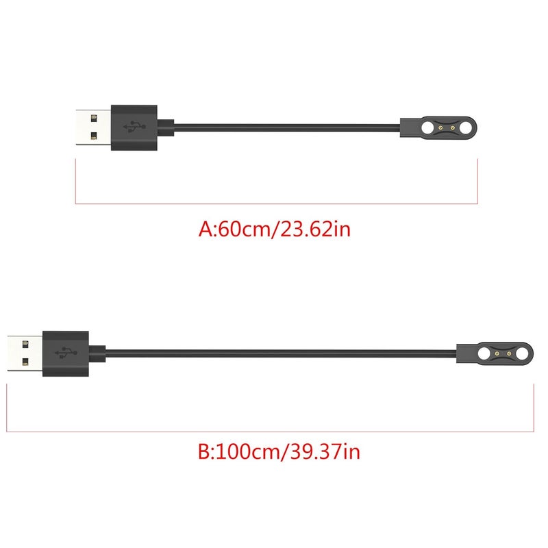 USB 24 / 39Inch Cable Charging Cable Watch Smartwatches Power Charges for COLMI V68 Smartwatches Charging - Image 4