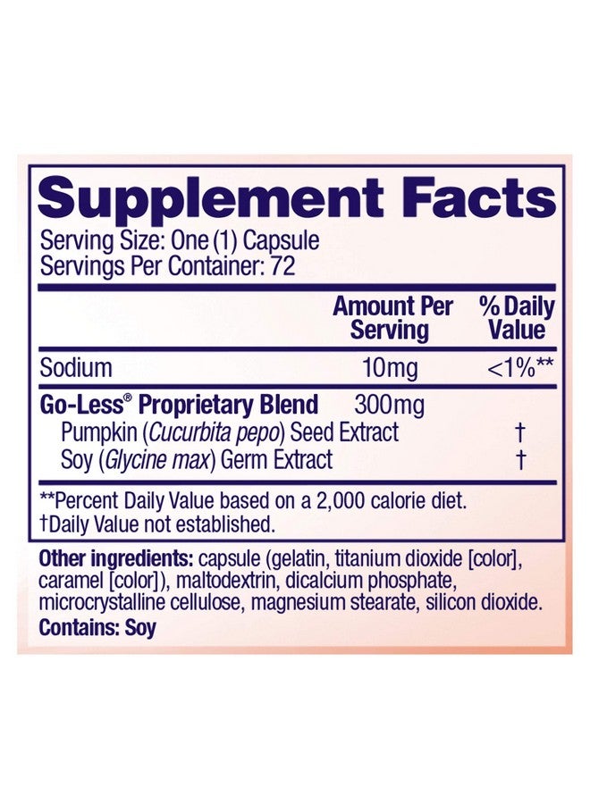 AZO Bladder Control With Goless Daily Supplement ; Helps Reduce Occasional Urgency Leakage Due To Laughing Sneezing And Exercise††† ; 72 Capsules - Image 3