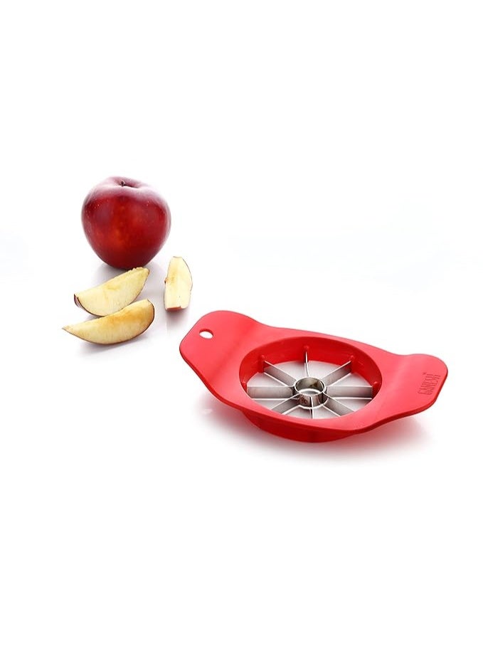 Ganesh Plastic & Stainless Steel Apple cutter (Red) - colors may vary - Image 4