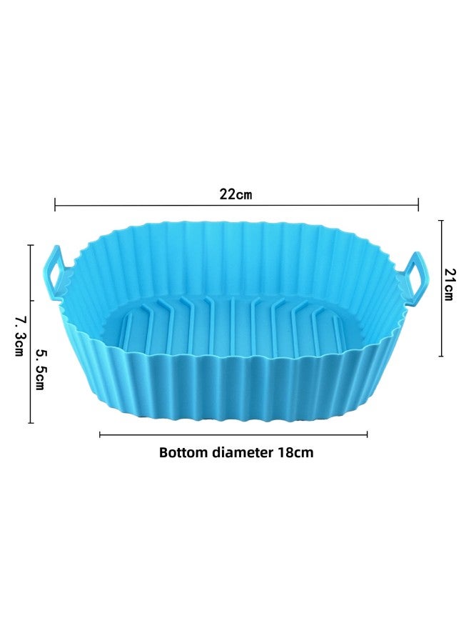 Direct Air Fryer Silicone Baking Pad Household High Temperature Food Grade Silicone Baking Pad Wholesale-Specifications:140g Round 9in Generation Wheel-Color:Pink - Image 5