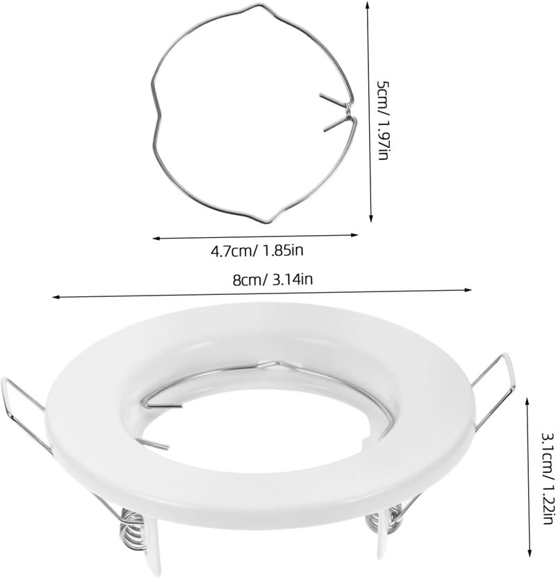 Light precision processed material TEHAUX 3pcs Recessed Light Fixture Frames for Metal Downlight Holder Easy Installation Spotlight Fitting for Modern Ceiling Lighting Working day delivery service Multi-use detailed build Fade proof Transparent body Local inventory listed item Growing order stock support Smooth joint General compatible design Safe material Affordable fast purchase options Replaceable parts Assorted natural tone picks Global light sturdy raw material Economical upgraded quality Practical experience crafted Longevity optimized build Lightweight Wear resistant Long lifespan Multi-use upgraded craftsmanship Scheduled warehouse deliver Regulated warehouse storage Full village delivery cover Reliable local delivery service - Image 2