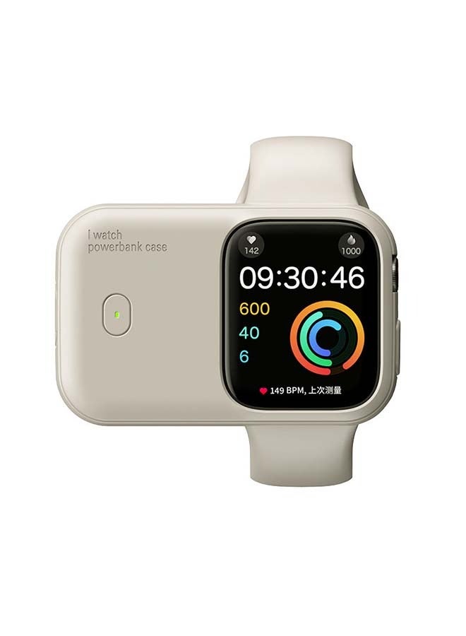 Portable 1200mAh Power Bank for Apple Watch Ultra 44/45/46 mm Magnetic Wireless Charger Fast Charging, Overheat Protection & Smart Power Management - Image 1