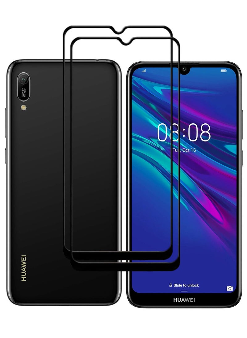 ACLIX 2 Pieces Antistatic ESD Dustproof Premium Quality High Definition Tempered Glass Screen Protector Designed For Huawei Y6 (2019) - Image 1