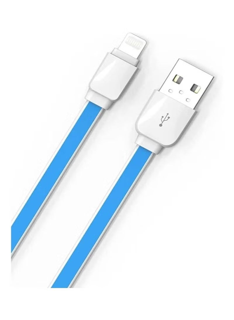 LDNIO XS07 2A Flat Fast Charging & Data Cable – 1m (Lightning for iPhone) - Image 3