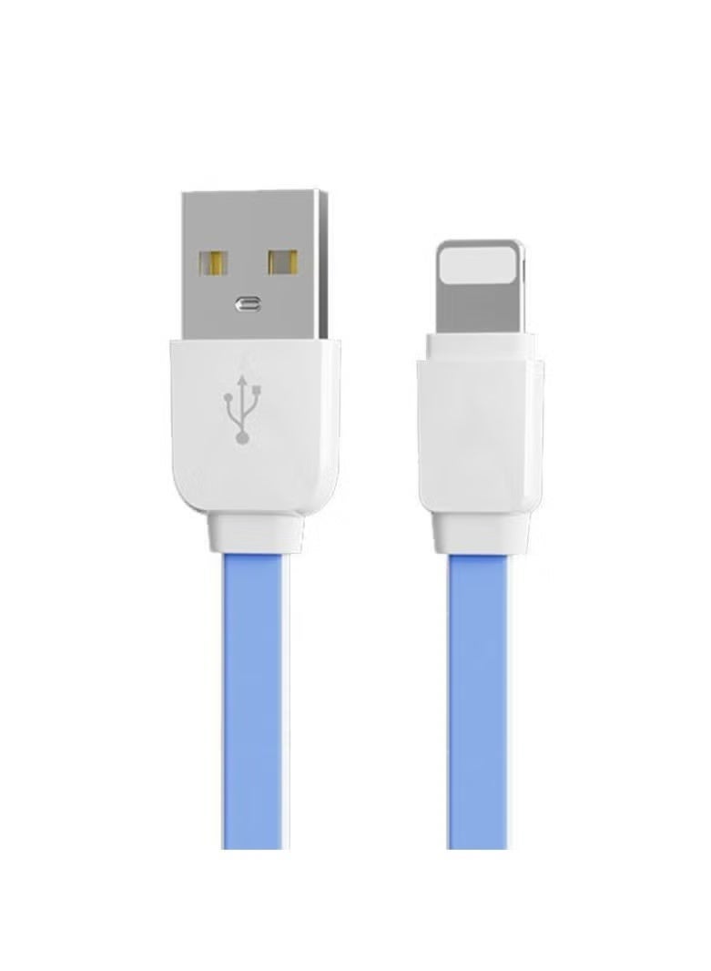 LDNIO XS07 2A Flat Fast Charging & Data Cable – 1m (Lightning for iPhone) - Image 2