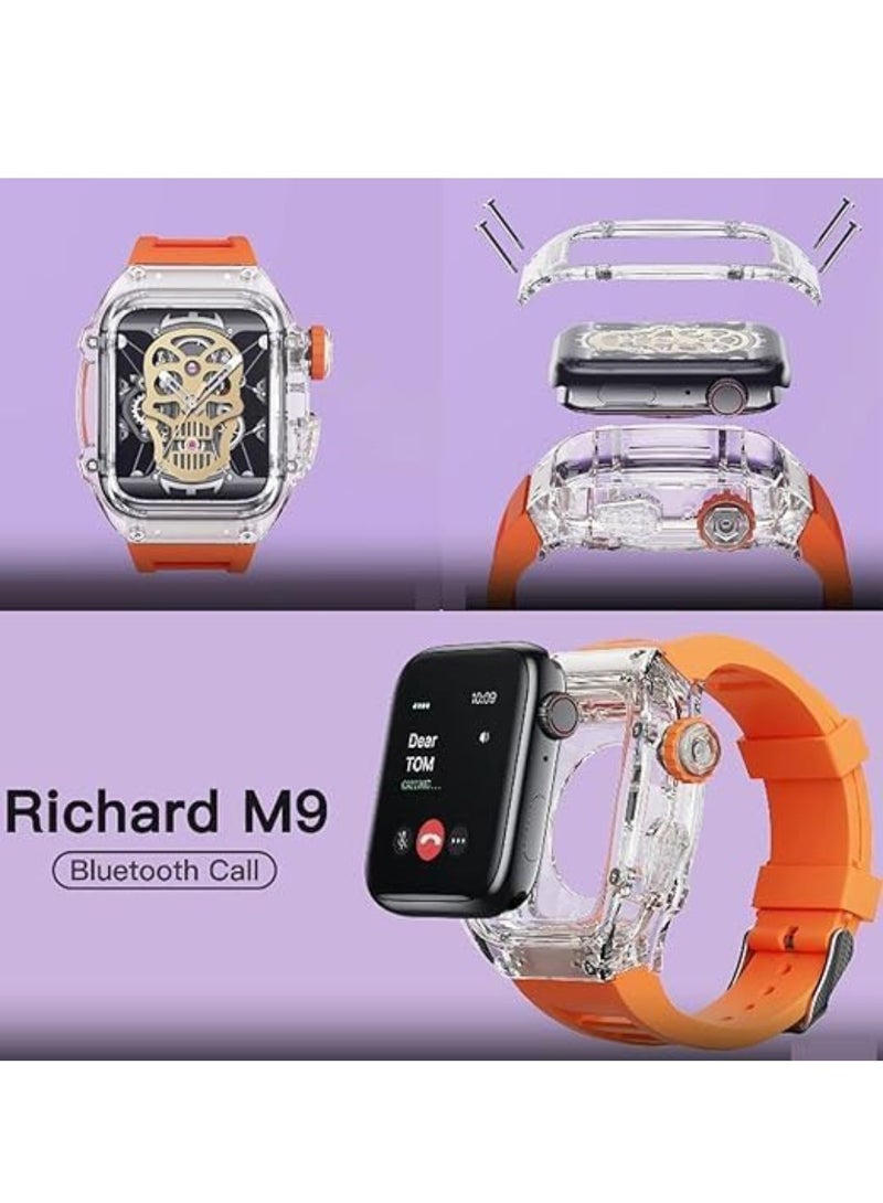 Haino Teko Germany Richard M9 Smart Watch With 3 Pair Straps - Image 3