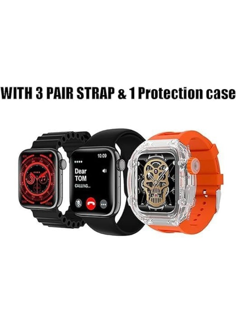 Haino Teko Germany Richard M9 Smart Watch With 3 Pair Straps - Image 4