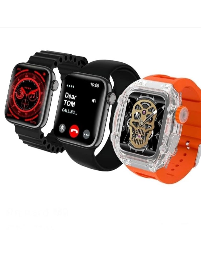 Haino Teko Germany Richard M9 Smart Watch With 3 Pair Straps - Image 1