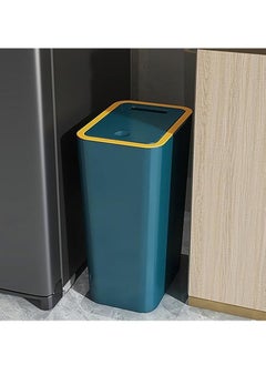 Arabest Trash Can with Lid, Garbage Can, Trashcan with Lid, Multipurpose Trash Bin with Lid, Easy Clean Wastebasket for Home, Kitchen, Bedroom, Office, Under Desk Prime, Green  - Image 3