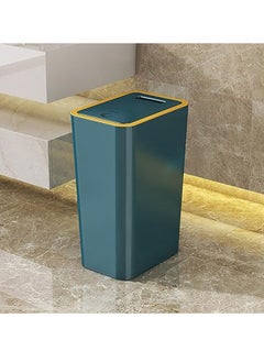 Arabest Trash Can with Lid, Garbage Can, Trashcan with Lid, Multipurpose Trash Bin with Lid, Easy Clean Wastebasket for Home, Kitchen, Bedroom, Office, Under Desk Prime, Green  - Image 2