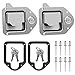 BAUMFEUER Truck Tool Box Latch Replacement 304 Stainless Steel Toolbox Paddle Lock Replacement Handle with Keys for Truck RV Trailer UTV ATV Box 2 Pack - Image 2