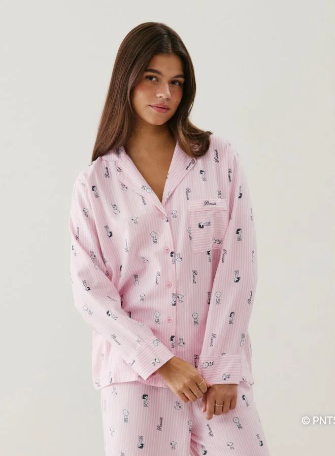 انديز قميص سنوبي من الفلانيل