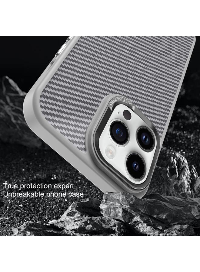 S-TOP Case For iPhone 13 Pro Max Carbon Fiber Texture MagSafe Magnetic Shockproof Phone Case - Image 4