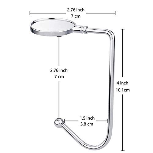 Komotu 4 Pieces Christmas Stocking Holders Mantel Hooks Hanger Christmas Safety Hang Grip Stockings Clip for Christmas Party Decoration, Silver - Image 2