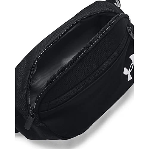 UNDER ARMOUR حقيبة خصر مرنة للجنسين من أندر أرمور، سوداء (002)/عاكسة، مقاس واحد يناسب الجميع - Image 2