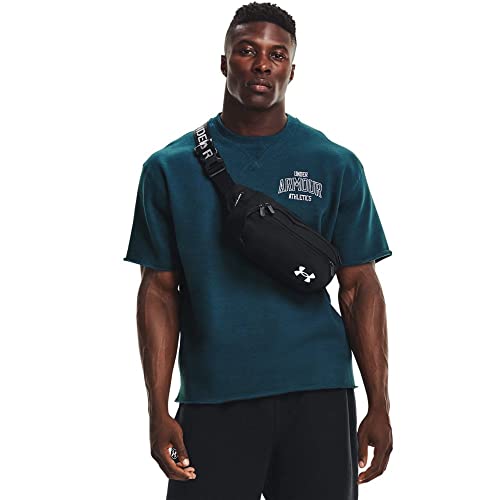 UNDER ARMOUR حقيبة خصر مرنة للجنسين من أندر أرمور، سوداء (002)/عاكسة، مقاس واحد يناسب الجميع - Image 5