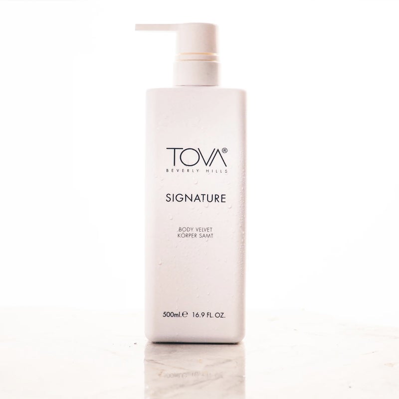 Tova Signature Body Velvet Lotion with Pump â€“ Nourishing Shea Butter Body Lotion for Women, Hydrating & Moisturizing â€“ USA-Made & Cruelty-Free â€“ 16.9 fl oz - Image 2