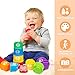 MOONTOY Stacking Cups Baby Toys 6 10 12 18 Months Montessori Toys for 1 Year Old Toddler Learning Toy with Numbers Shapes Patterns Baby Bath Toy 612 Months Gifts for 1 2 3 Year Old Boys Girls - Image 3