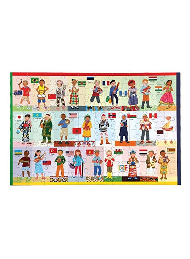 eeboo Children Of The World 100 Piece Puzzle - Image 5