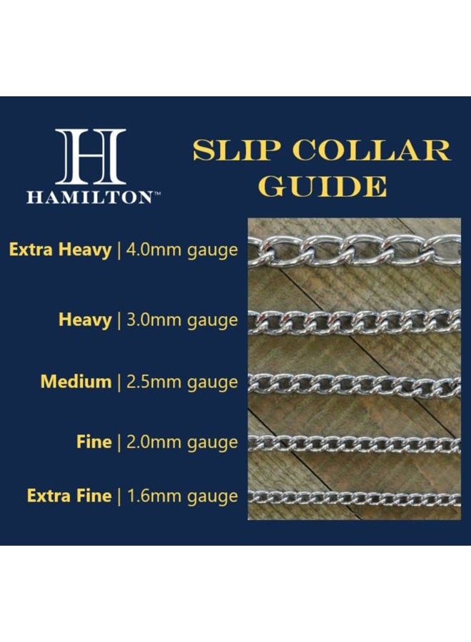 Hamilton Heavy Choke Chain Dog Collar, 24-Inch - Image 3