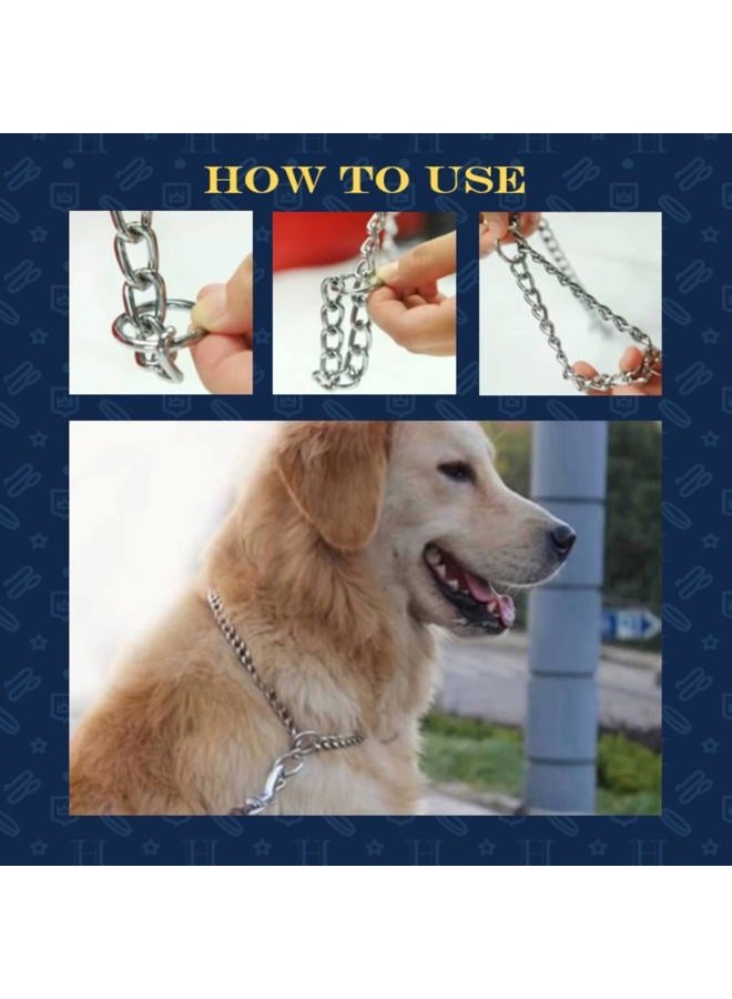 Hamilton Heavy Choke Chain Dog Collar, 24-Inch - Image 4