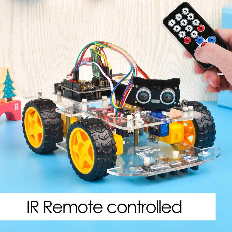 OSOYOO V2.1 Smart IOT Robot Car Kit for Arduino - Early STEM Education for Beginner and Teenager – Learn Circuit, Sensor - Get Hands-on Experience on Programming, Electronics Assembling, Robotics - Image 3
