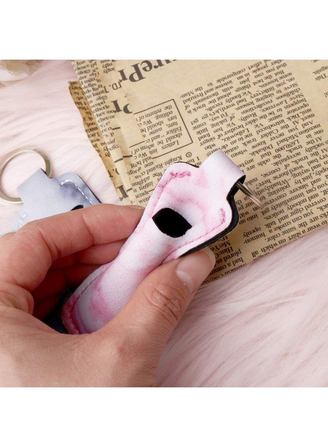 بينج شاو ماي حامل أحمر الشفاه من Pengxiaomei، 5 قطع، سلسلة مفاتيح، هدايا للنساء، حامل مرطب الشفاه، سلسلة مفاتيح، حامل أحمر الشفاه - Image 3