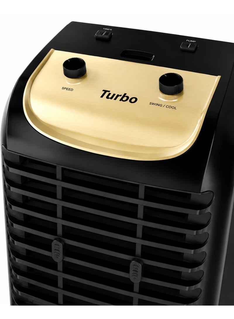 Fresh Turbo Air Cooler with 40L Water Tank, Black, Model FA-V40MB - Image 5