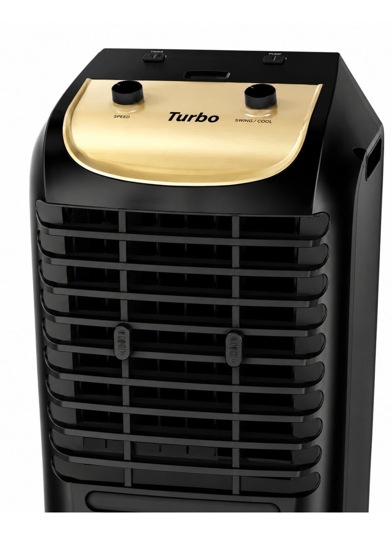 Fresh Turbo Air Cooler with 40L Water Tank, Black, Model FA-V40MB - Image 3