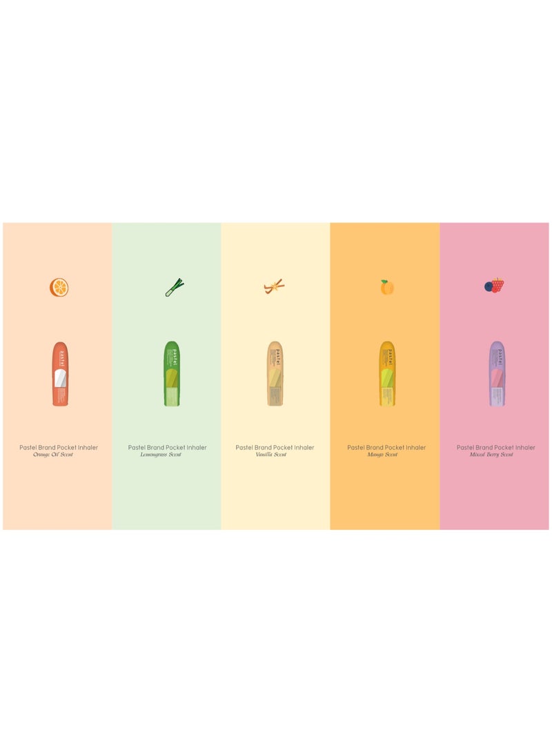 باستيل بورتبل إنهالر فواكه – برائحة الليمون جراس - Image 3