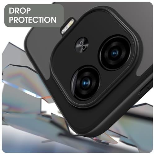 Pikkme Back Cover for iQOO Neo 10R 5G / iQOO Z9 Turbo 5G / Vivo Y200 GT 5G Compatible with Mag-Safe Smoke Back | Shockproof Design | Hard Transparent Back Case (Black Smoke Mag-Safe) - Image 5