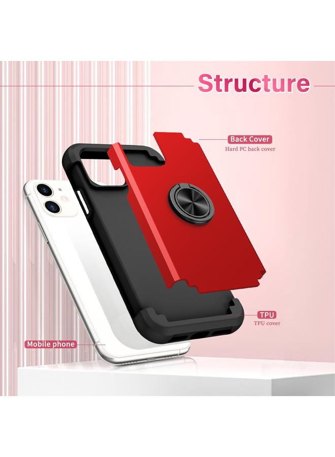 Zaboon Case For iPhone 11 L2 Rotating Ring Holder Magnetic Phone Case - Image 2