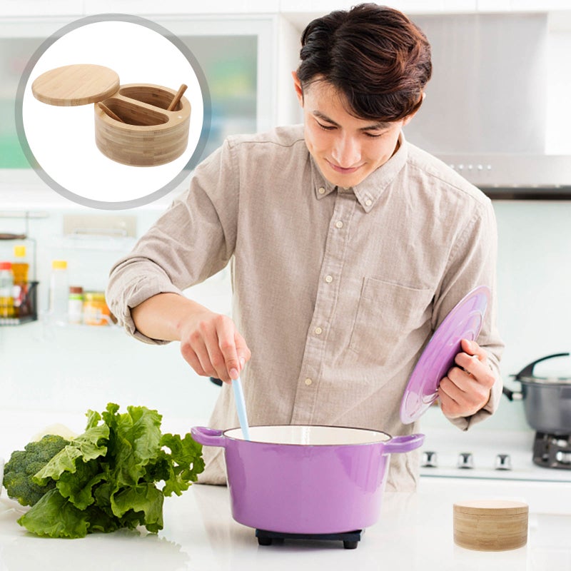 1Pc Spice Jar Practical Salt Container Seasoning Jar with - Image 1
