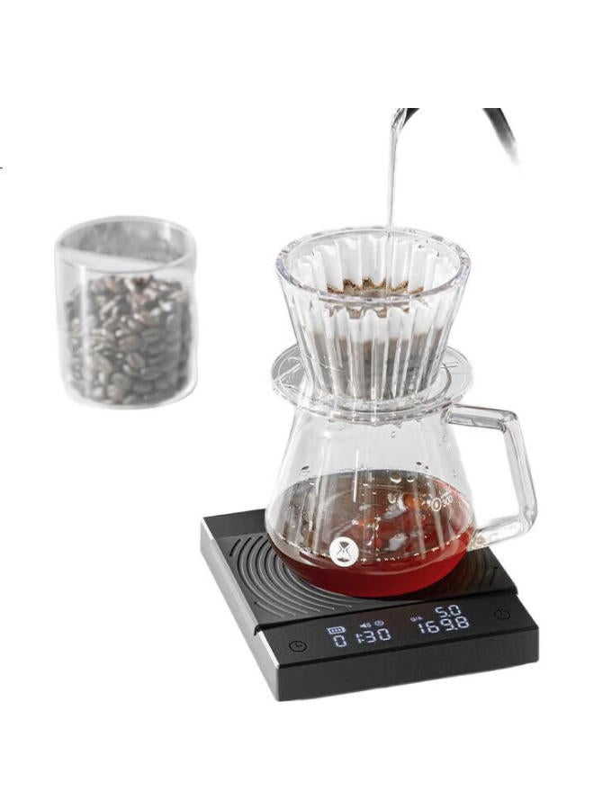 TIMEMORE ميزان قهوة تايمو بلاك ميرو الأساسي الذكي متعدد الوظائف، ميزان إلكتروني لوزن القهوة، ميزان للخبز، مؤقت بار كاونتر - Image 2