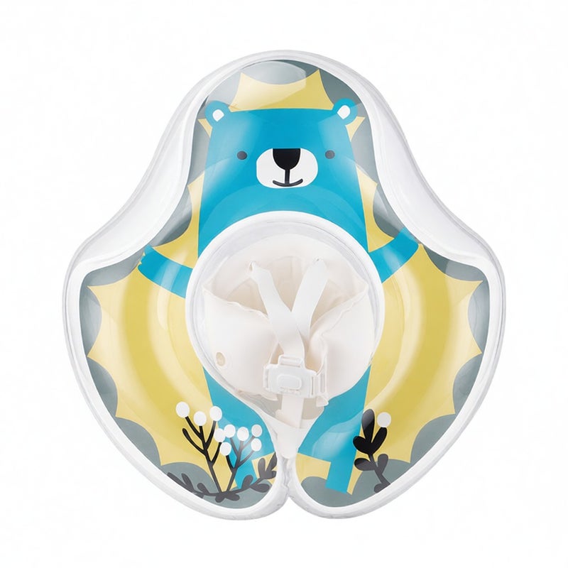 Swimbobo Cute Baby Pool Float Inflatable Baby Swim Float Baby Swimming Float Ring Toddler Pool Float for 6-36 Months Baby Boys Girls Swim Trainer Float - Image 1