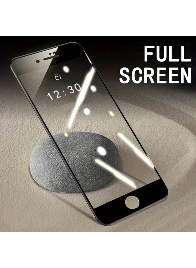 Tempered Glass Screen Protector Black For iPhone 6 9H HD Scratch Resistant Full Coverage - Image 4