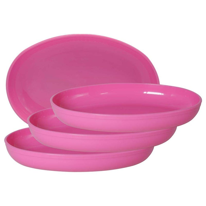 Wonder Homeware Sigma Snacker Microwave Safe Bowl Set, 4 pc 500 ml, Pink Color (Pink) - Image 1