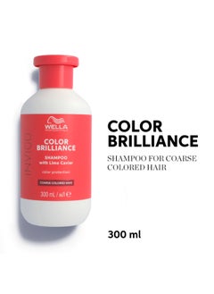 Wella Professionals Invigo Color Brilliance Shampoo 300Ml - For Coarse Hair  - Image 2