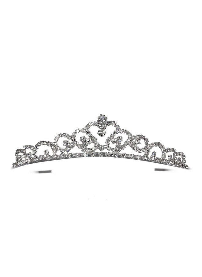 SAMKY Bride'S Crystal Wedding Tiara Crown Bridal Rhinestone Headpiece Hair Accessories  - Image 1