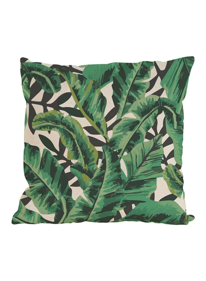 NIBEMINENT Decorative Cushoin Cover White/Green 12cm - Image 1