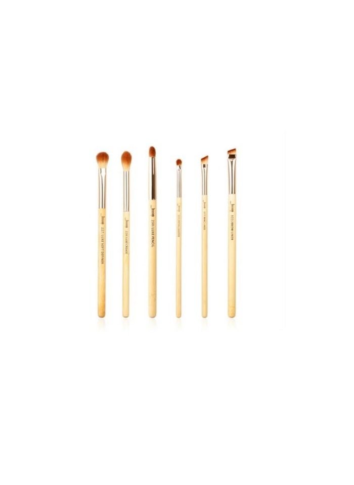 Jessup Bamboo 6 Pcs Makeup Brush Set T141  - Image 3
