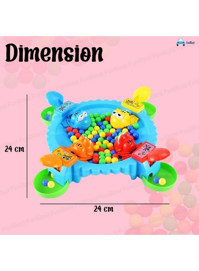 فنبلاست لعبة الضفدع الجائع من فن بلاست للأطفال - لعبة أكل الضفدع بالخرز، لعبة إصبع سطح المكتب للأطفال، لعبة أكل الضفدع الجائع، ألعاب لوحية عائلية للأطفال (2-4 لاعبين) - Image 2