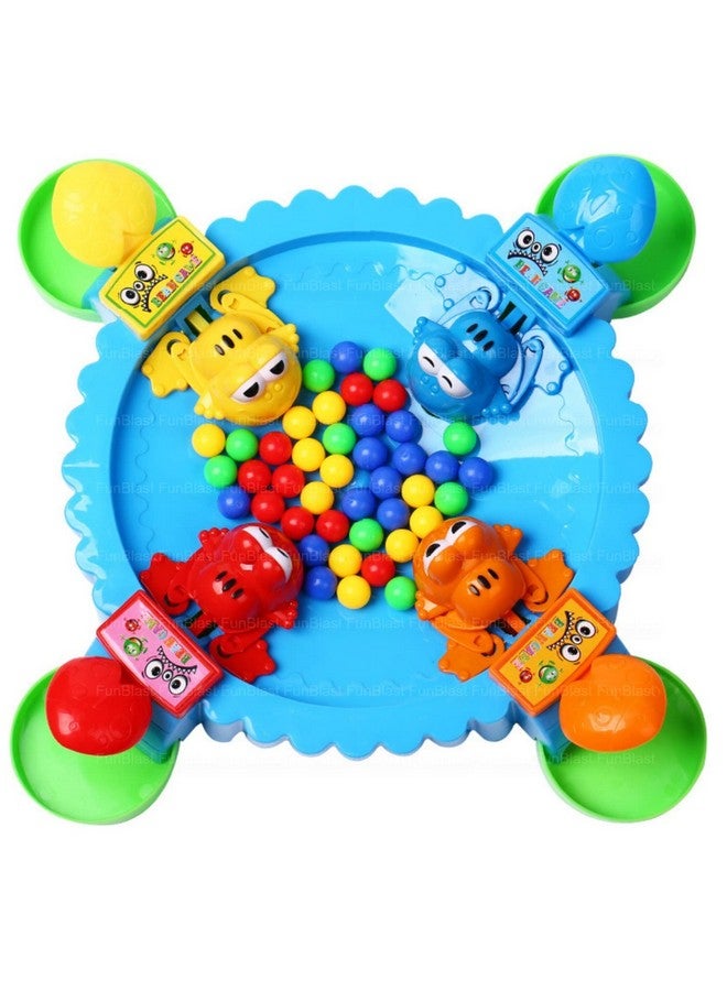 فنبلاست لعبة الضفدع الجائع من فن بلاست للأطفال - لعبة أكل الضفدع بالخرز، لعبة إصبع سطح المكتب للأطفال، لعبة أكل الضفدع الجائع، ألعاب لوحية عائلية للأطفال (2-4 لاعبين) - Image 1