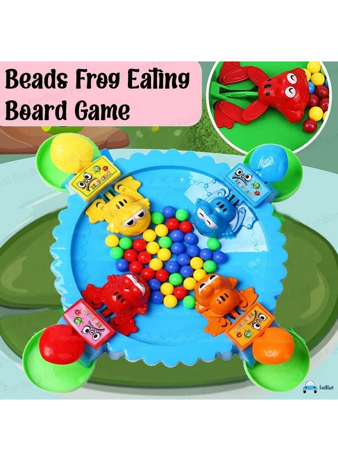 فنبلاست لعبة الضفدع الجائع من فن بلاست للأطفال - لعبة أكل الضفدع بالخرز، لعبة إصبع سطح المكتب للأطفال، لعبة أكل الضفدع الجائع، ألعاب لوحية عائلية للأطفال (2-4 لاعبين) - Image 4