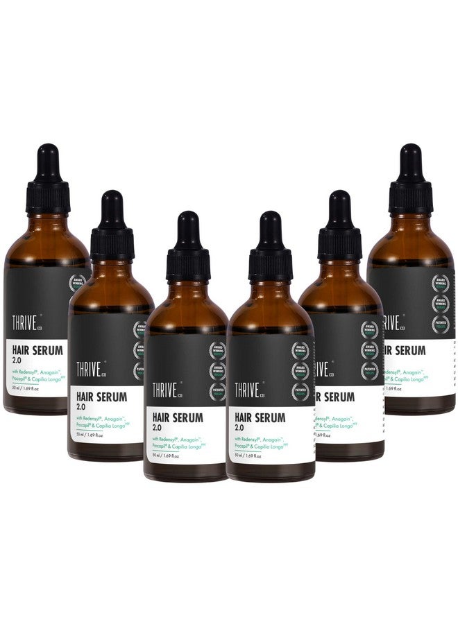 THRIVECO Hair Growth Serum 2.0 For Hair Growth & Hair Fall Control | With Redensyl + Anagain + Rosemary + Procapil + Capilia Longa | For Men & Women | 50Ml (Pack Of 6) - Image 1