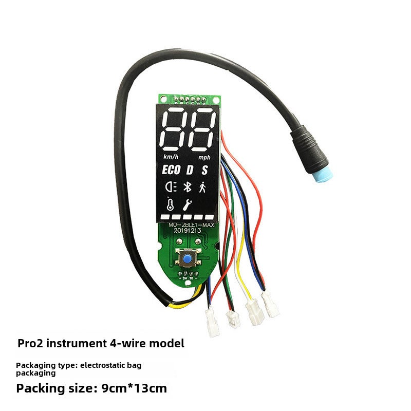 Electric Scooter Bluetooth Display Accessories M365/1S/Pro/Rpo2/Mi-3 Dashboard Switch Panel(PRO2 instrument 4-wire model) - Image 1