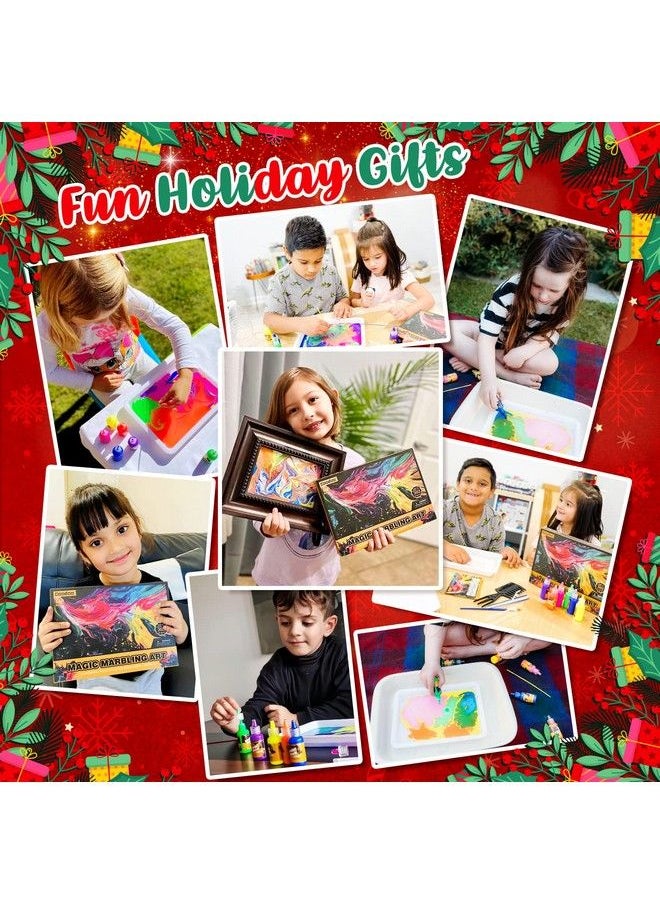 Coodoo - Water Marbling Paint For Kids Arts And Crafts For Girls & Boys Crafts Kits Ideal Gifts For Kids Age 35 48 812 - Image 1